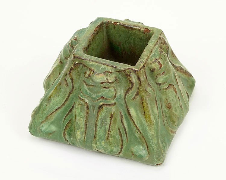 An English Schenk Glazed Pottery Inkwell. (1 of 4)