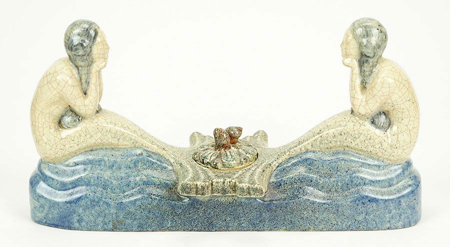 Marcel Guillard (French, 1896-1932) An Inkwell. (1 of 2)