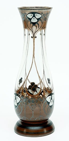 A Fashschule Crystal Vase. (1 of 1)