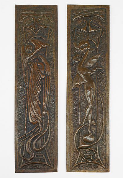 A Pair of British Arts & Crafts Panels. (1 of 1)