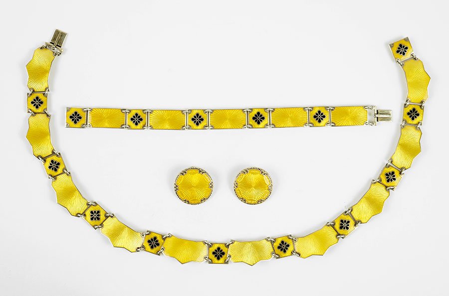 A Volmer Bahner Danish Sterling Silver And Enamel (1 of 1)