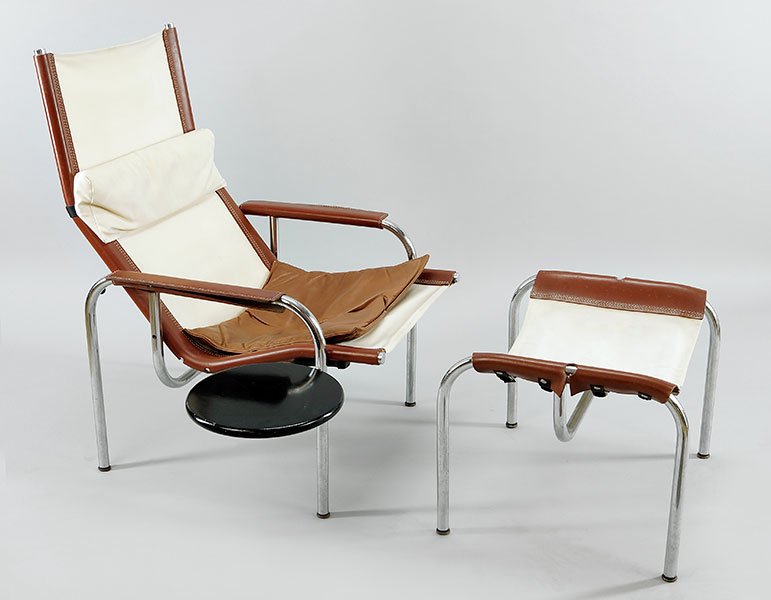 A Hans Eichenberger for Strassle Chrome Lounge Chair (1 of 2)