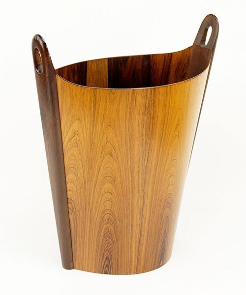 A P.S. Heggen Teak Wastepaper Basket. (1 of 1)