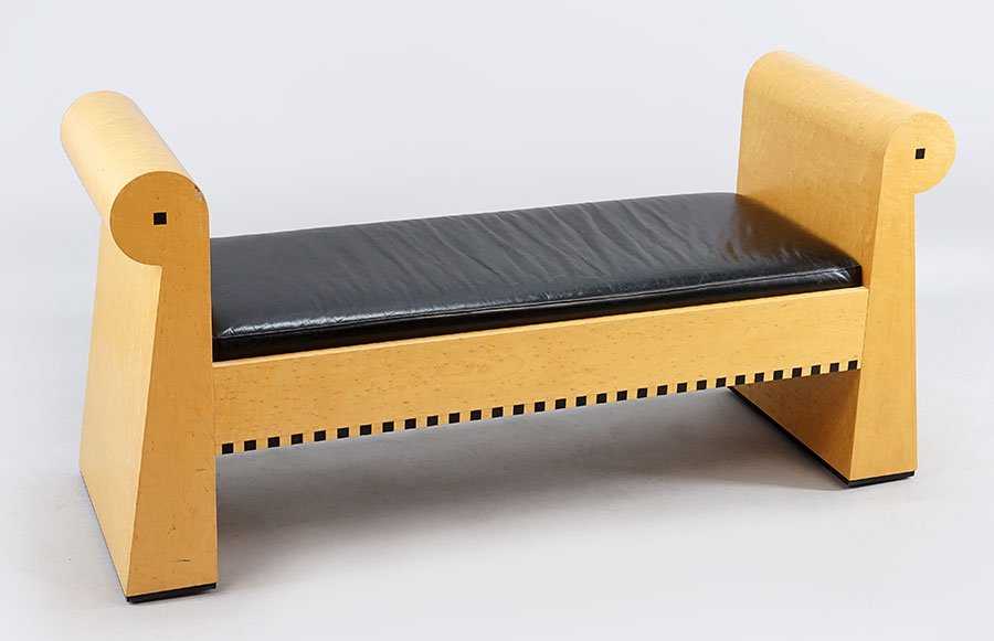 A Bird's Eye Maple Bench. (1 of 1)