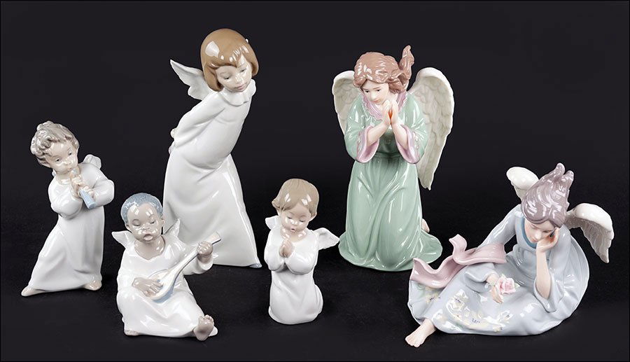Four Lladro Angel Figures. (1 of 1)