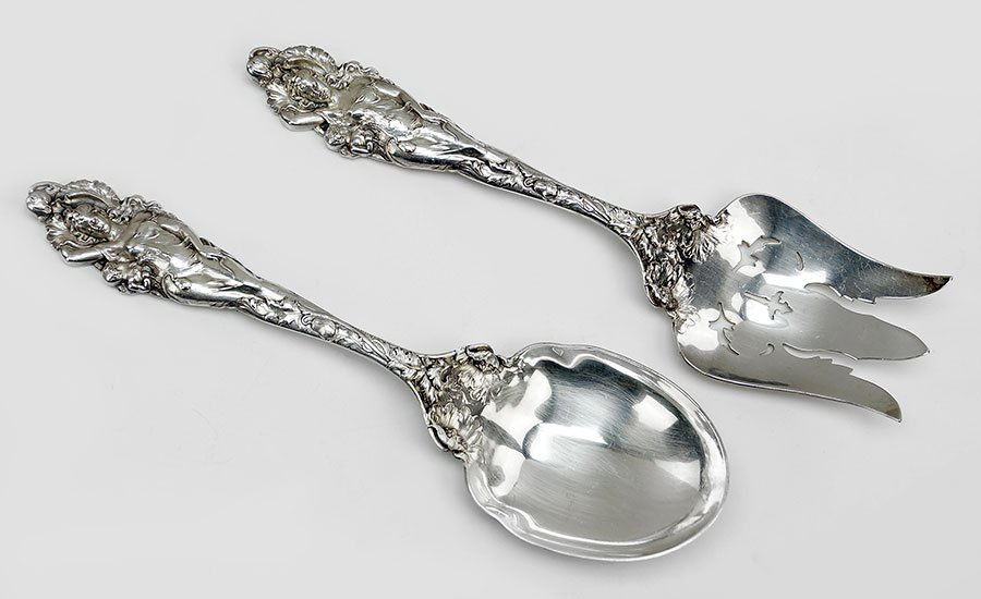 A Reed & Barton Sterling Silver Serving Set. (1 of 3)