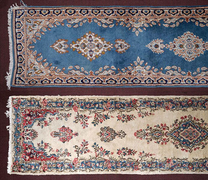 Two Kirman Wool Runners. (1 of 1)