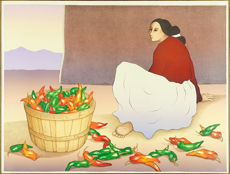 R.C. Gorman (1931-2005) Pepper Seller. (1 of 2)