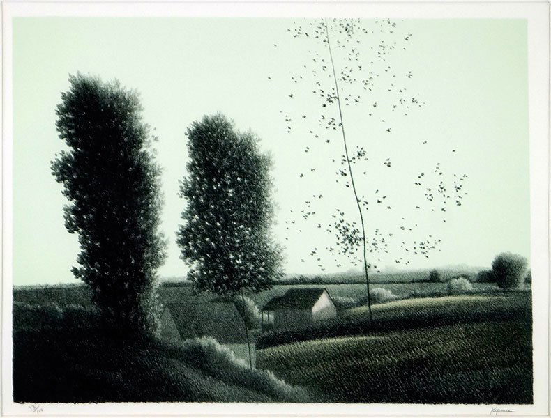 Robert Kipniss (American, B. 1931) Untitled Landscape. (1 of 1)