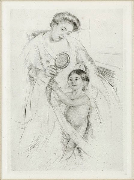 After Mary Cassat (American, 1844-1926) Mother and (1 of 1)