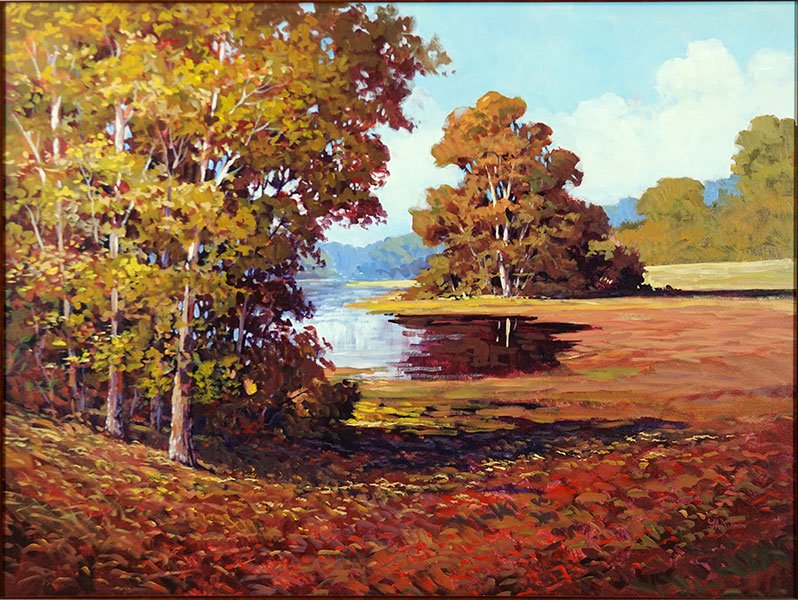 Artist Unknown (20th Century) Autumn Landscape. (1 of 1)