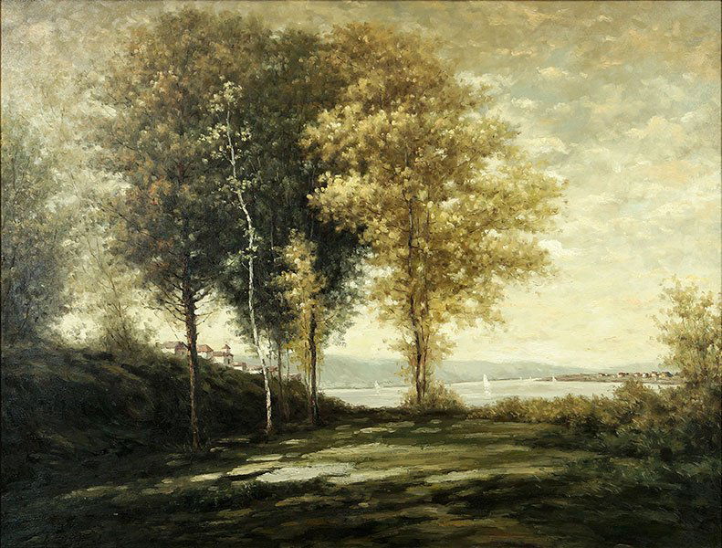 Artist Unknown (Contemporary) Autumn Landscape. (1 of 1)