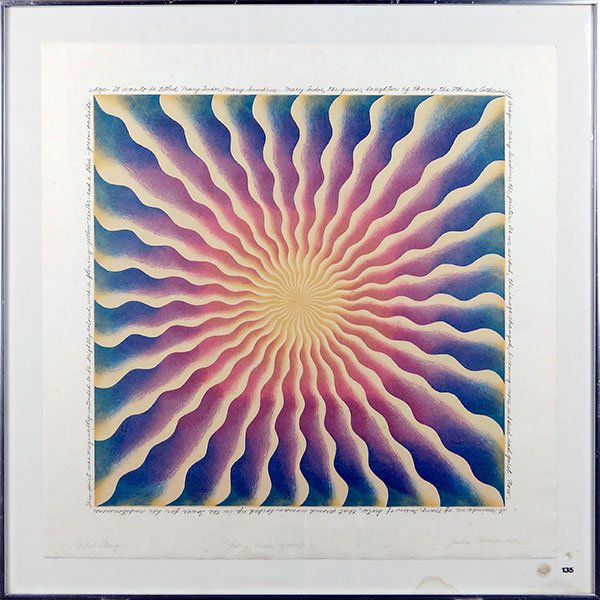 Judy Chicago (American, B. 1939) Mary Queen Of Scots. (1 of 4)