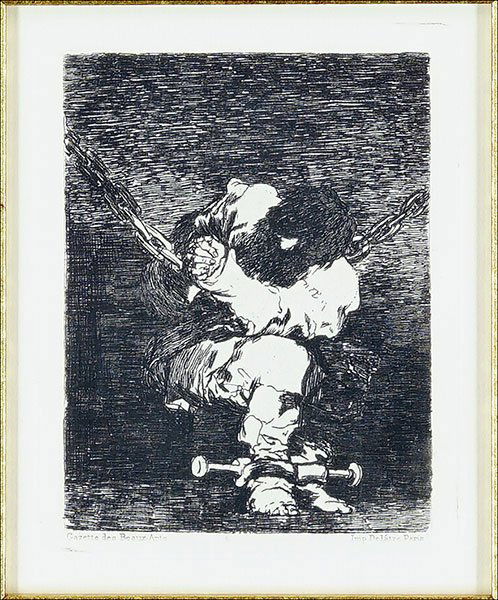 After Francisco Goya (1746-1828) Little Prisoner. (1 of 1)