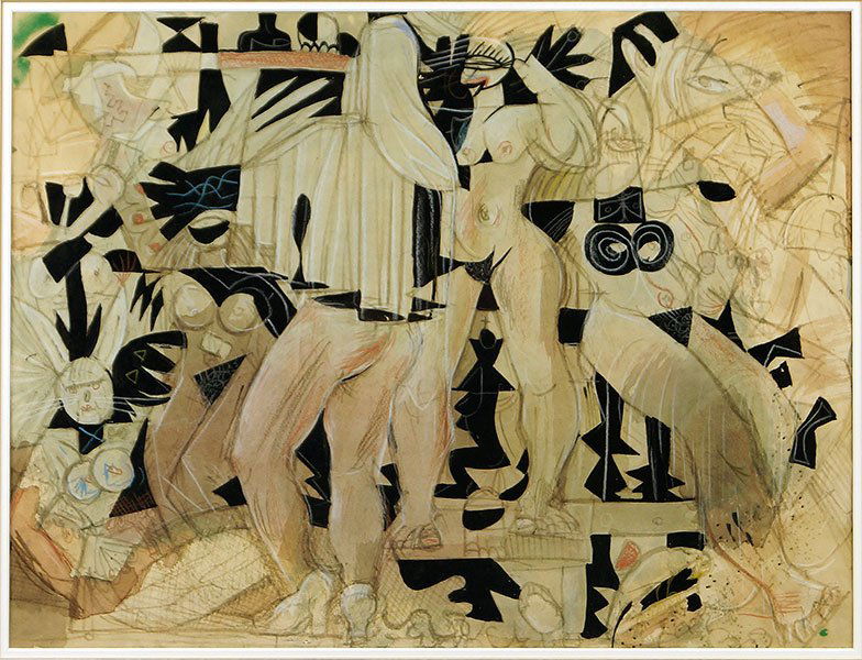 Artist Unknown (20th Century) Nudes. (1 of 3)