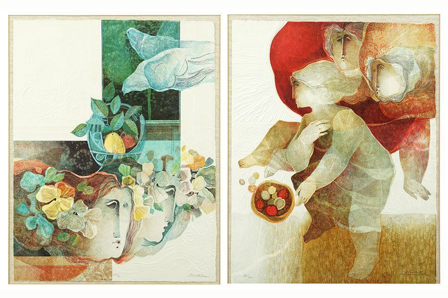 Sunol Alvar (B. 1935) Two Works. (1 of 1)