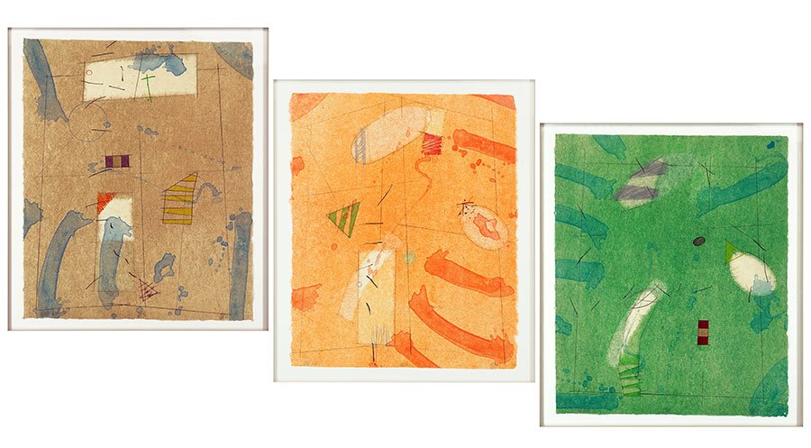 Artist Unknown (20th Century) Three Works. (1 of 1)