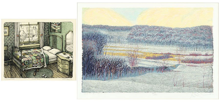 Susan Hunt-Wulkowicz (American, B. 1944) Second Story. (1 of 3)