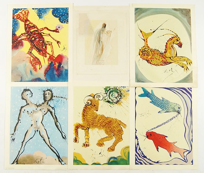 Salvador Dali (Spanish, 1904-1989) Zodiac. (1 of 1)