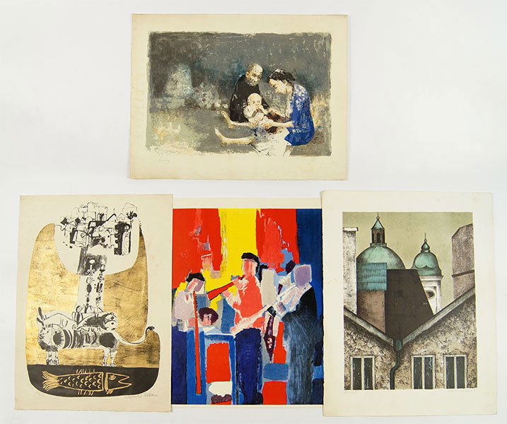 Jean Jansem (French/Armenian, 1920-2013) Family. (1 of 1)