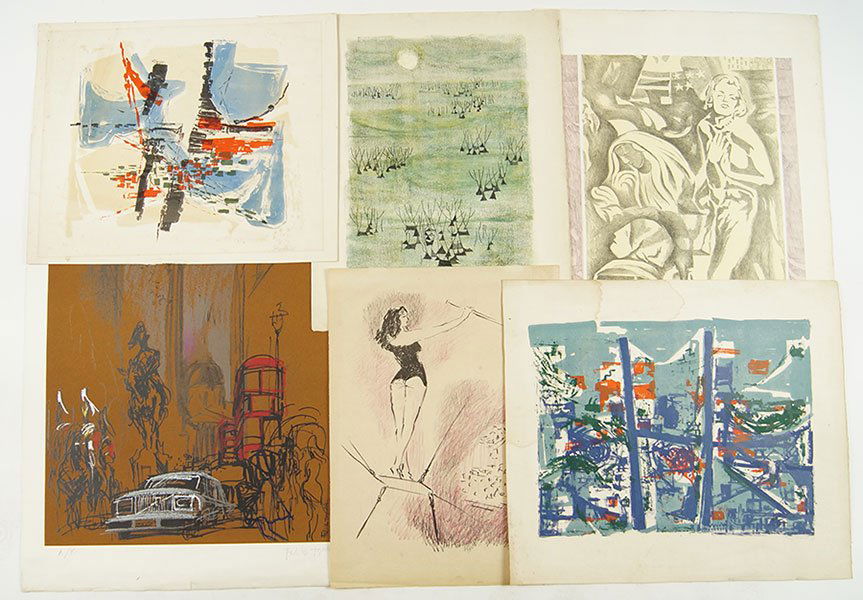 Marcel Vertes (Hungarian, 1895-1961) Aerialist. (1 of 1)