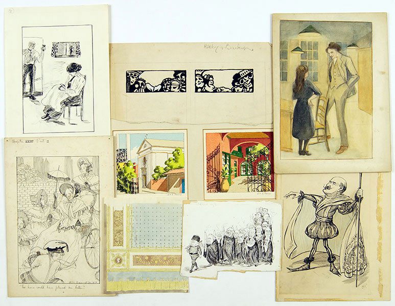 A Collection of British Illustrator Drawings. (1 of 1)