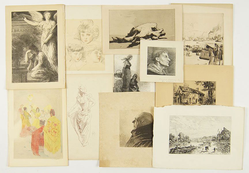 A Collection of 19th Century French Prints. (1 of 8)