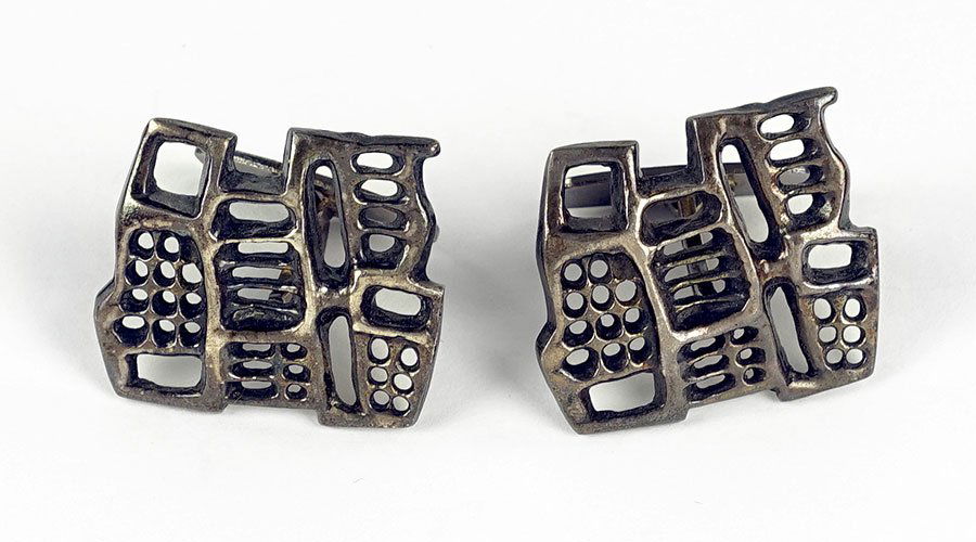 A Pair Of David Andersen Sterling Silver Cufflinks. (1 of 1)