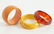 An Amber Bakelite Juice Bangle Bracelet.
