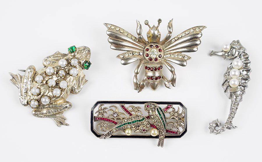 A German Art Deco Sterling Silver, Paste, And Faux (1 of 1)