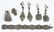 A Collection Of Marcasite And Sterling Silver Jewelry.