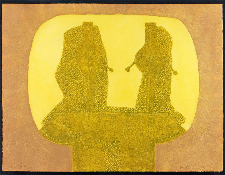 Rufino Tamayo (Mexican, 1899-1991) Dos Figuras. (1 of 3)