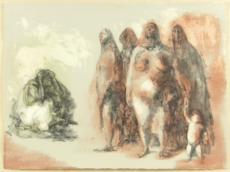 Francisco Zuniga (Mexican, 1912-1998) Mujeres De (1 of 2)