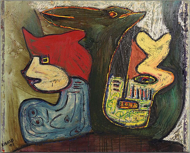 Matt Lamb (Irish/American, 1932-2012) Untitled. (1 of 3)