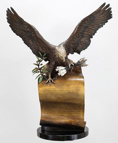 Lorenzo Ghiglieri (American, B. 1931) American Patriot. (1 of 8)