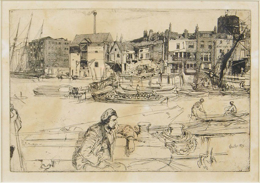 James McNeill Whistler (American, 1834-1903) Black Lion (1 of 2)