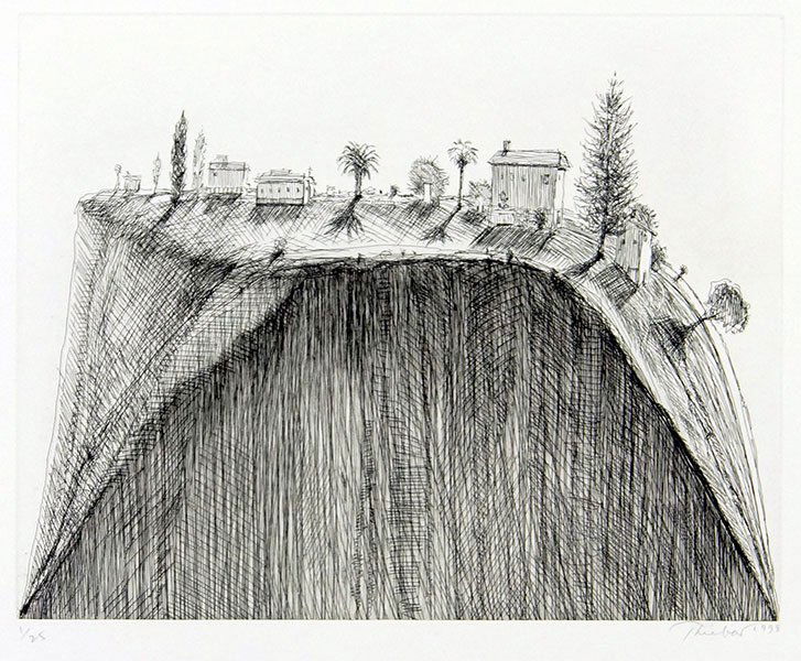 Wayne Thiebaud (American, B. 1920) Hilltop. (1 of 6)