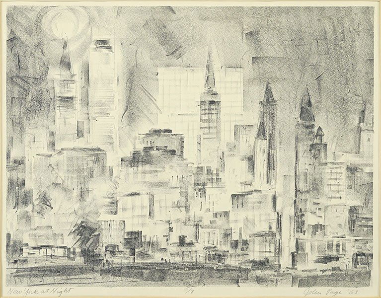 John Henry Page Jr. (American, B. 1923) New York at (1 of 1)