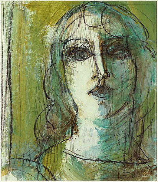 Harold Frank (American, 1917-1995) Untitled [Head]. (1 of 6)