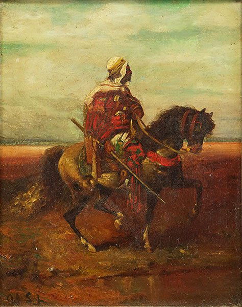 Attributed to Adolph Schreyer (German, 1828-1899) Arab (1 of 1)