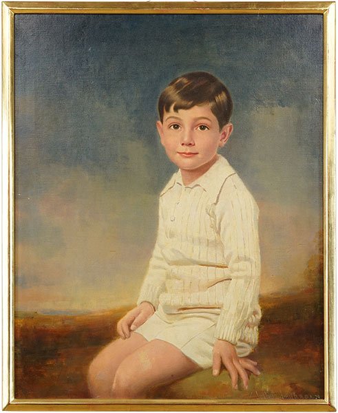 Joshua Smith, R.B.A. (19th Century) Portrait of a Young (1 of 1)