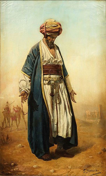 F. Laviso (Late 19th / Early 20th Century) Muezzin. (1 of 9)