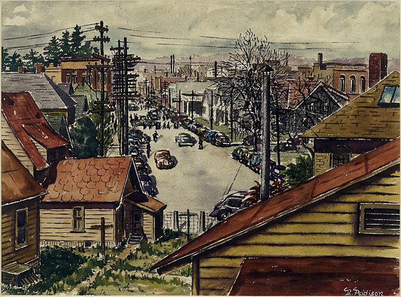 Robert Addison (American, 1924-1988) Untitled Street (1 of 1)