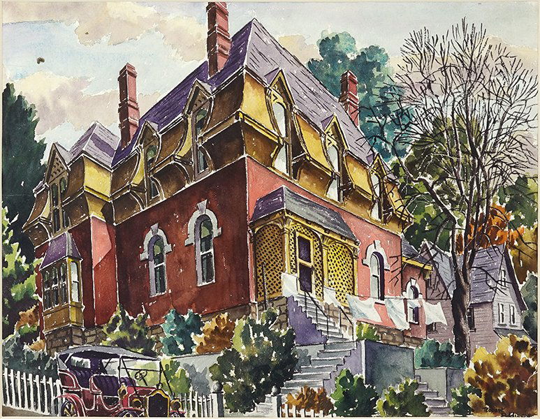 Robert Addison (American, 1924-1988) Untitled Home. (1 of 1)