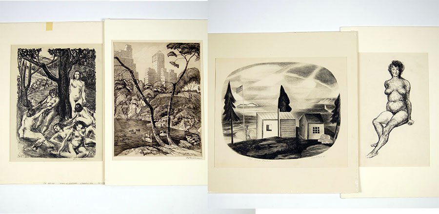 Ernest Fiene (American, 1894-1965) Snug Harbor. (1 of 1)