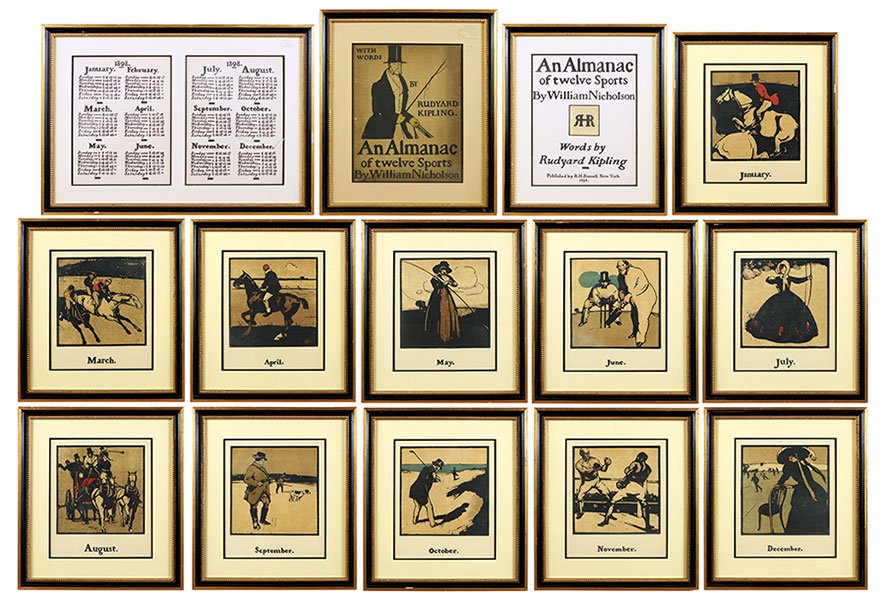 William Nicholson (British, 1872-1949) An Almanac of (1 of 1)