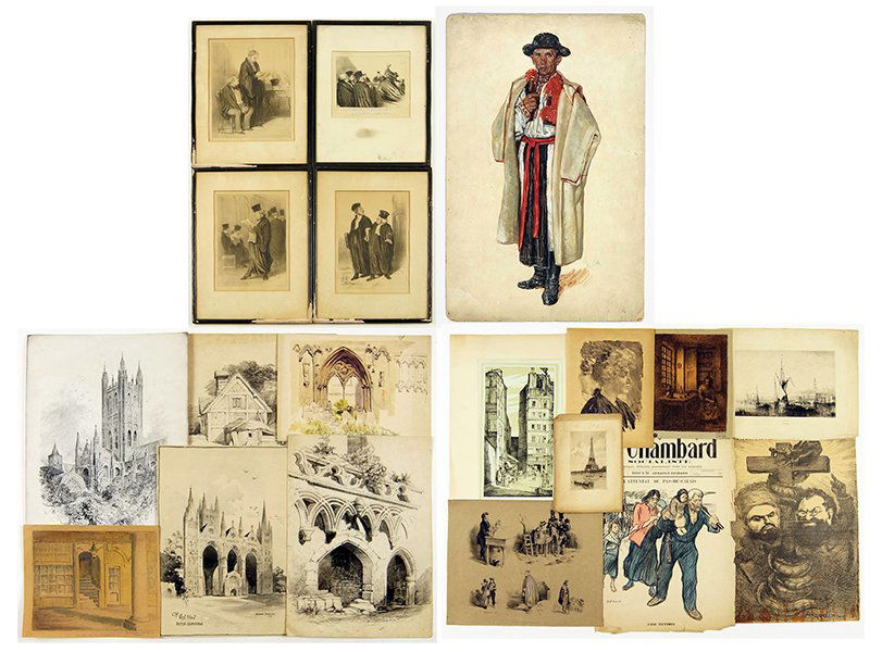 A Collection of Works on Paper. (1 of 8)