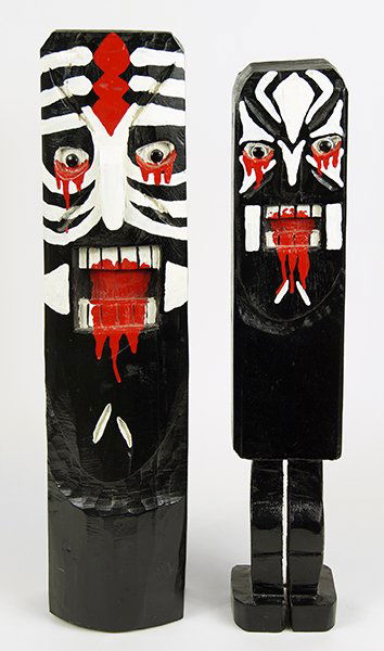 Jim Lewis (American, 20th Century) Two Totem Figures. (1 of 1)