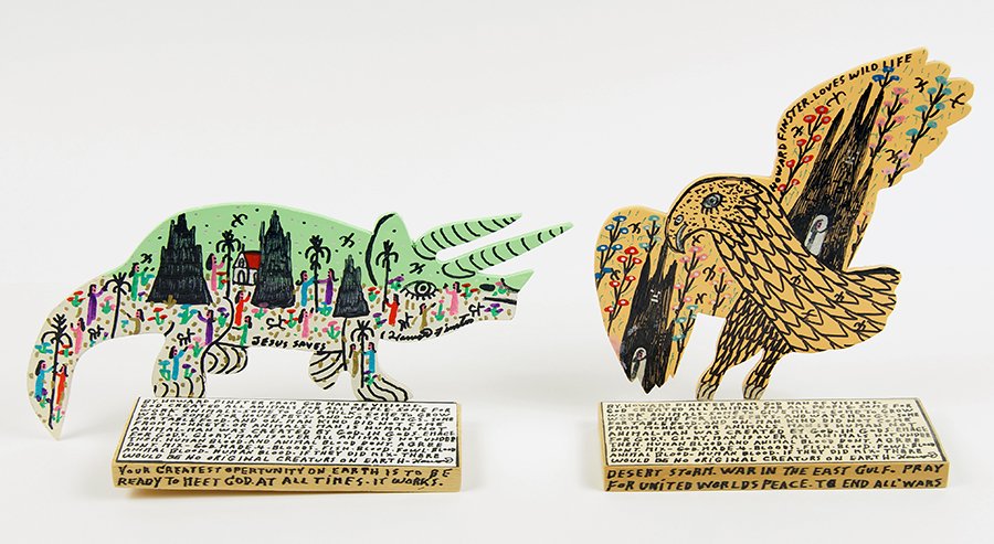 Howard Finster (American, 1916-2001) Two Works. (1 of 1)
