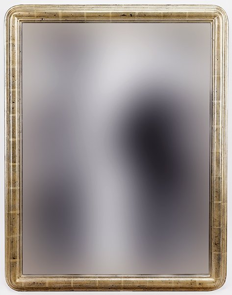 A Contemporary Gold Painted Carved Wood Mirror. (1 of 1)